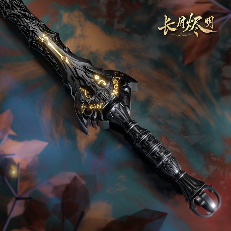 長月燼明｜㊣｜復刻｜澹台燼｜斬天劍縮小版｜髮簪｜收藏-細節圖3