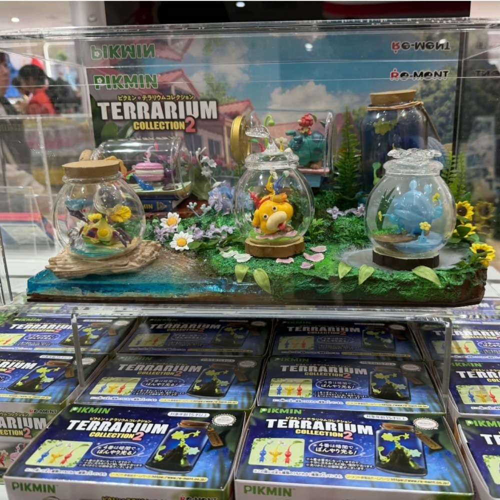 現貨 已拆盒確認款 正版日本任天堂專賣店 皮克敏的小世界 玻璃容器系列2-細節圖2