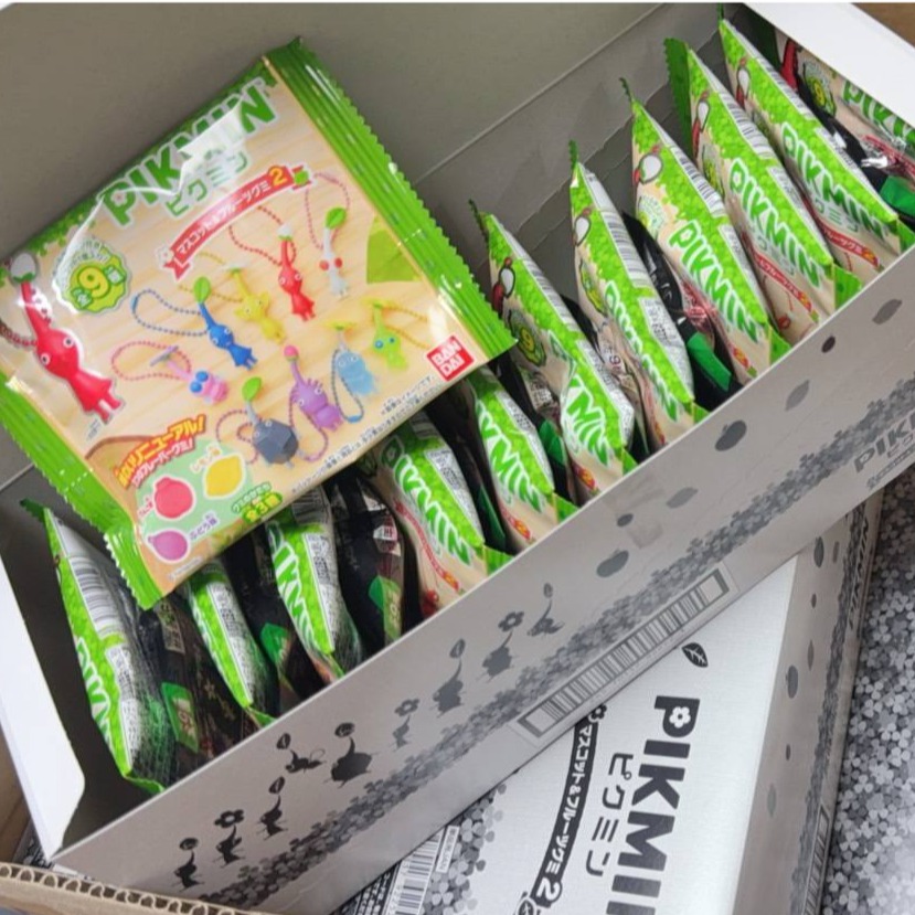 現貨 正版日本任天堂授權 萬代食玩 皮克敏吊飾軟糖 巧克力驚奇蛋-細節圖2