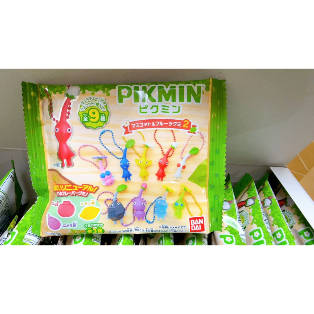 現貨 正版日本任天堂授權 萬代食玩 皮克敏吊飾軟糖 巧克力驚奇蛋-細節圖3
