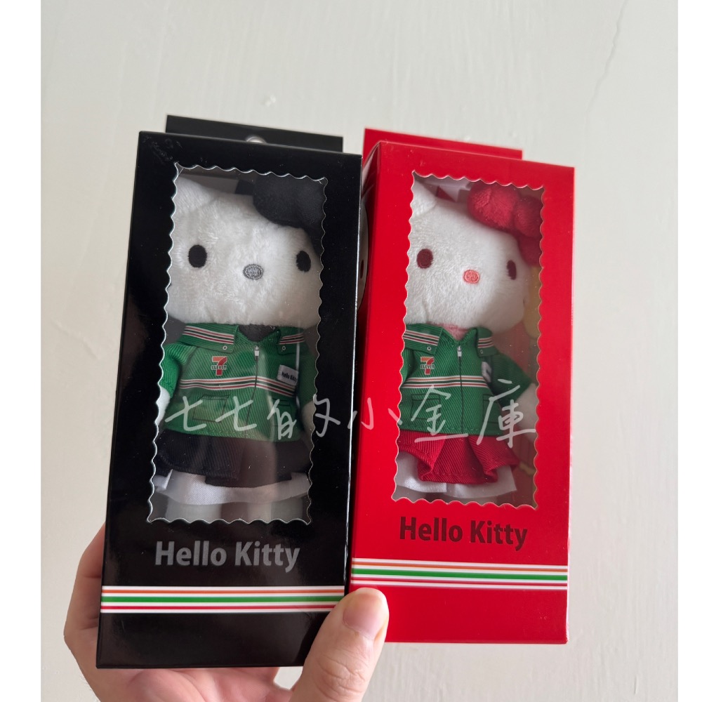 限量 日本7-11限定長腿超商制服kitty 三麗鷗授權-規格圖4