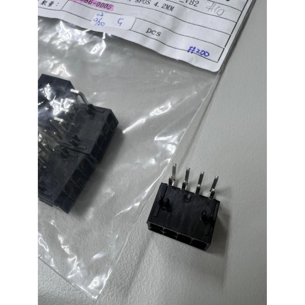 [現貨] Molex 連接器排針座 通孔、直角 8 位置 0.165＂ (4.20mm)-細節圖4