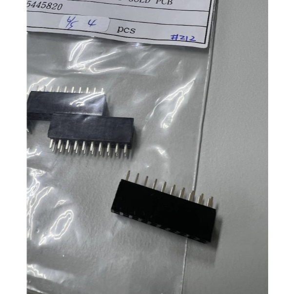 [現貨] Molex 20 位置 插孔 連接器 0.100＂ (2.54mm) 通孔式 金-細節圖4