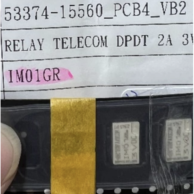 [現貨] TE Connectivity 電信 繼電器 DPDT (2 Form C) 表面黏著式-2顆1組-細節圖3