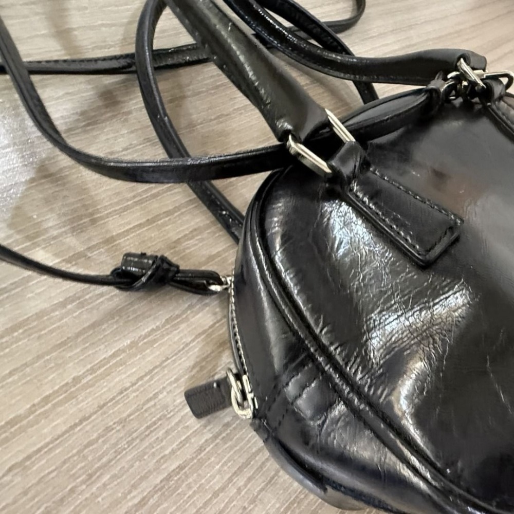 🇰🇷韓國 dearni 軟牛皮波士頓手提包 - 黑-細節圖7