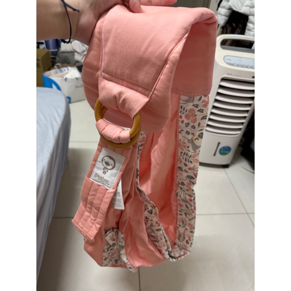 PUKU粉色企鵝 Lite多功能環抱背巾-細節圖2