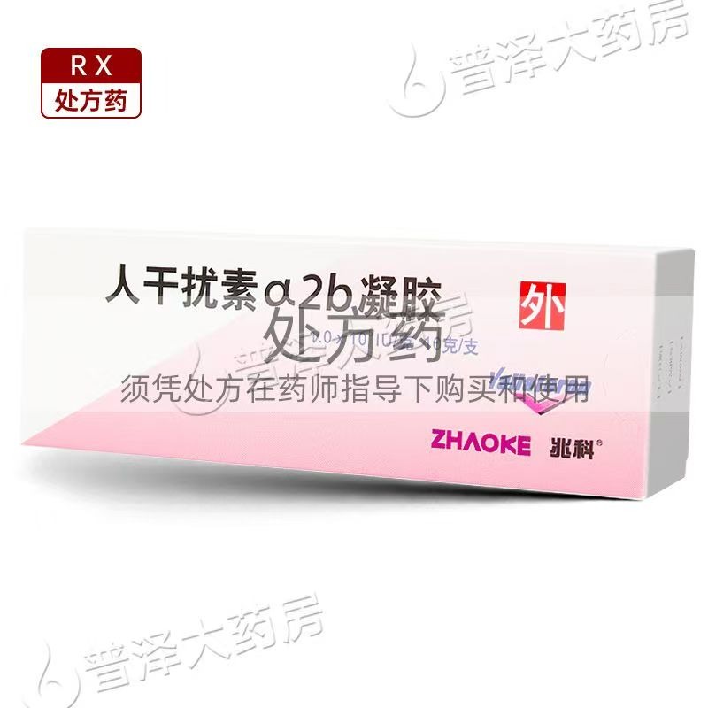 兆科 尤靖安 重組人幹擾素α2b凝膠 10g*1支/盒 RX-細節圖3