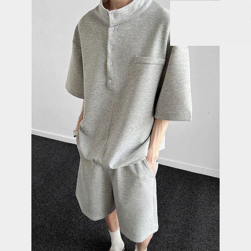 2023秋冬新款休閒褲男大尺碼寬鬆運動長褲直筒束腳二開鬆緊褲子-細節圖2