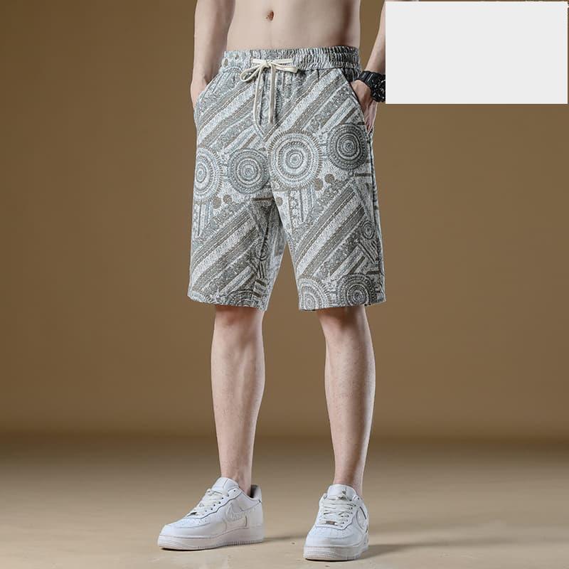 好物優選楓舍男裝 2025夏季新款5分褲直筒五分褲子男五分褲透氣休閒短褲-細節圖3