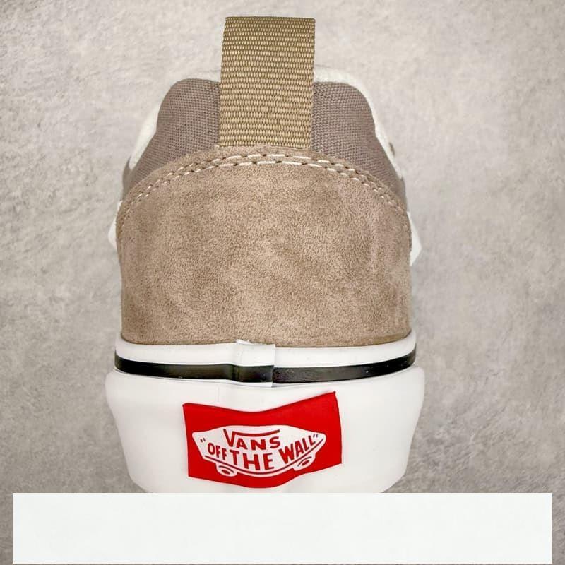 vans 鞋 Knu Skool VLT 卡其灰官方新款 復古休閒胖胖麵包鞋 vans滑板鞋 vans鞋子冰冰-細節圖7