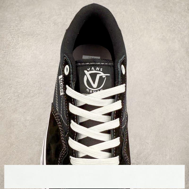 Vans Skate Rowan Pro 黑白黑經典百搭 輕便舒適專業滑板鞋冰冰-細節圖5