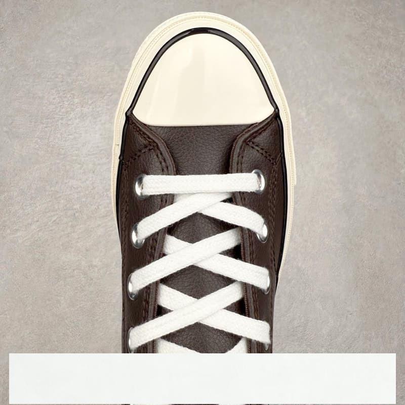 Converse 鞋 Chuck 1970s 素色皮面休閒板鞋 Converse 高筒 棕咖色冰冰-細節圖4