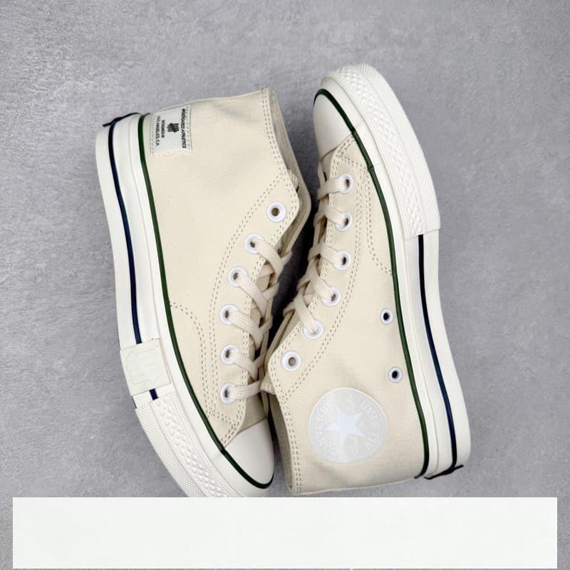 UNDEFEATED x Converse 聯名 1970S Mid 休閒復古中筒帆布鞋 Converse 鞋 米白冰冰-細節圖3