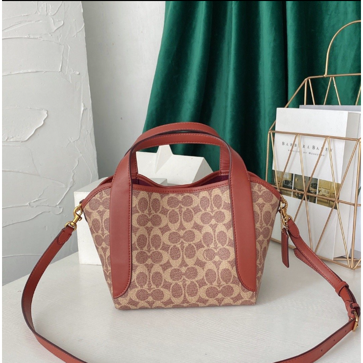 COACH 79251 78800 菜籃包 Hadley Hobo 單肩斜挎包-細節圖7