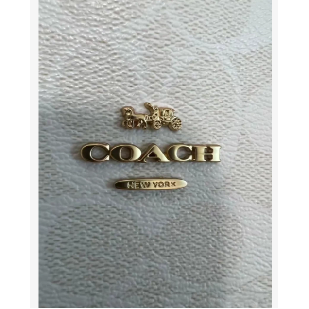 奧萊正品Coach蔻馳city33冰川白托特包冰川白色手提單肩包奧萊款購物袋媽咪女士包-細節圖4