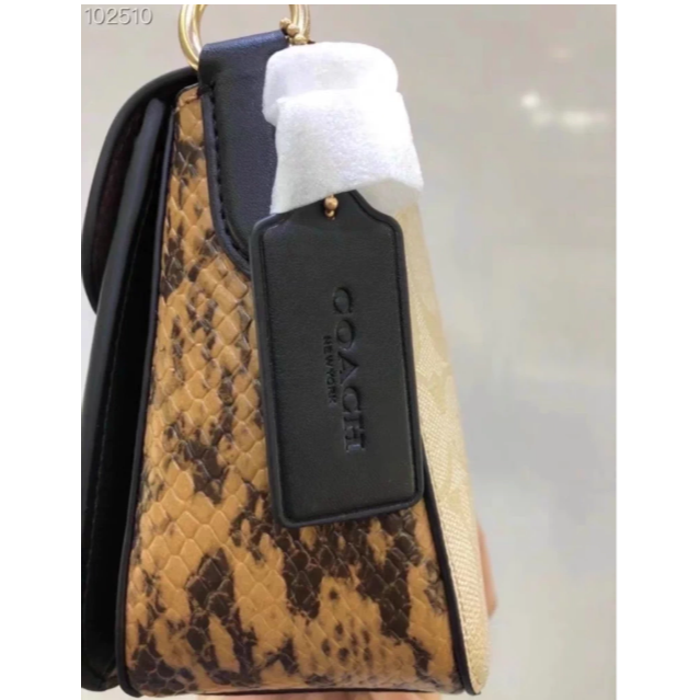 蔻馳Caoch酒神包Tabby26法棍單肩斜挎手提包-細節圖5