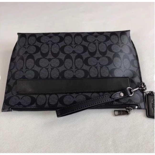 Coach蔻馳男士手拿包大容量男手包斜挎包手提包-細節圖4