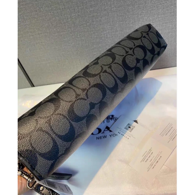 Coach蔻馳男士手拿包大容量男手包斜挎包手提包-細節圖5