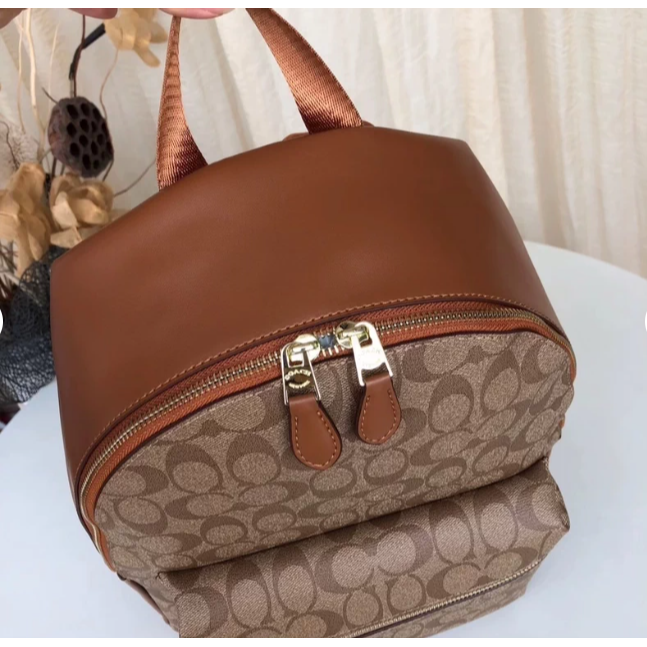 coach蔻馳男女雙肩包大號書包|||-細節圖4