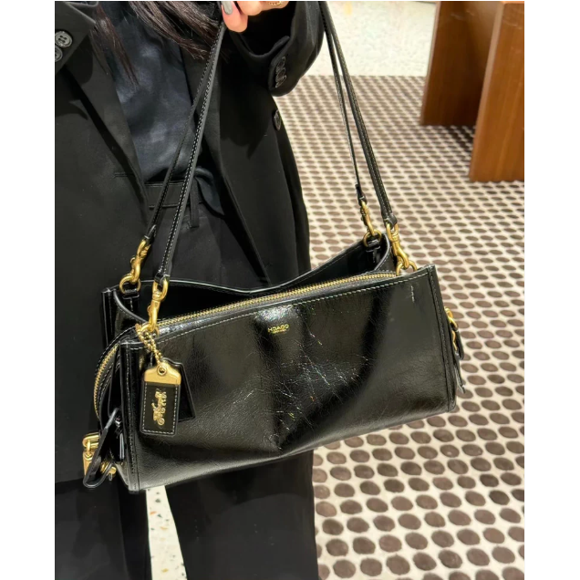 COACH蔻馳Rogue 34單肩包，經典1941高定系列購入-細節圖3