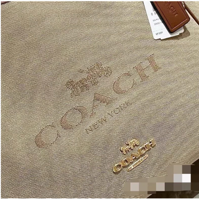 蔻馳 Coach新款 meadow shoulder bag 蔻馳老花實用通勤包媽咪包托特包-細節圖2