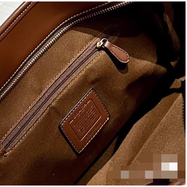 蔻馳 Coach新款 meadow shoulder bag 蔻馳老花實用通勤包媽咪包托特包-細節圖5