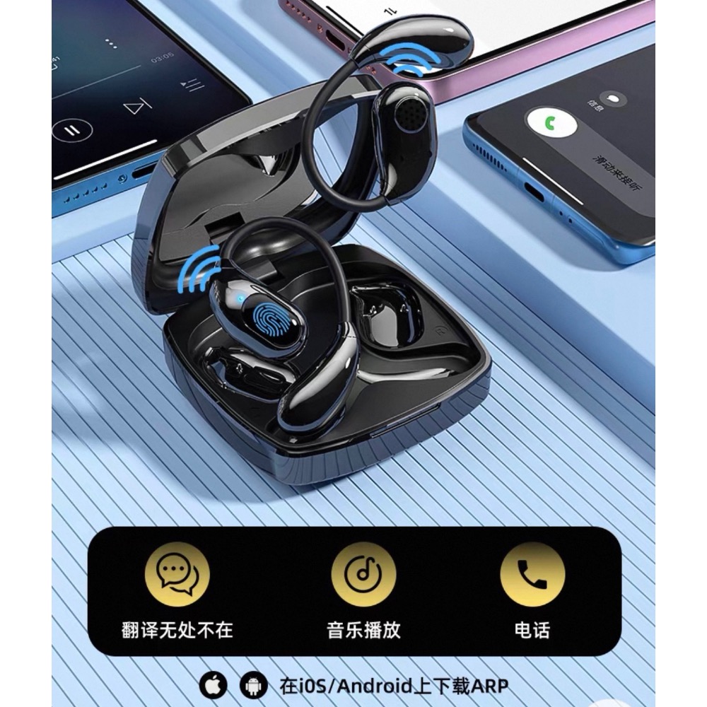 2025款 外國人溝通神器 AI智能翻譯耳機 整合ChatGPT 同聲傳譯 專屬app 多國語言 anc降噪-細節圖8