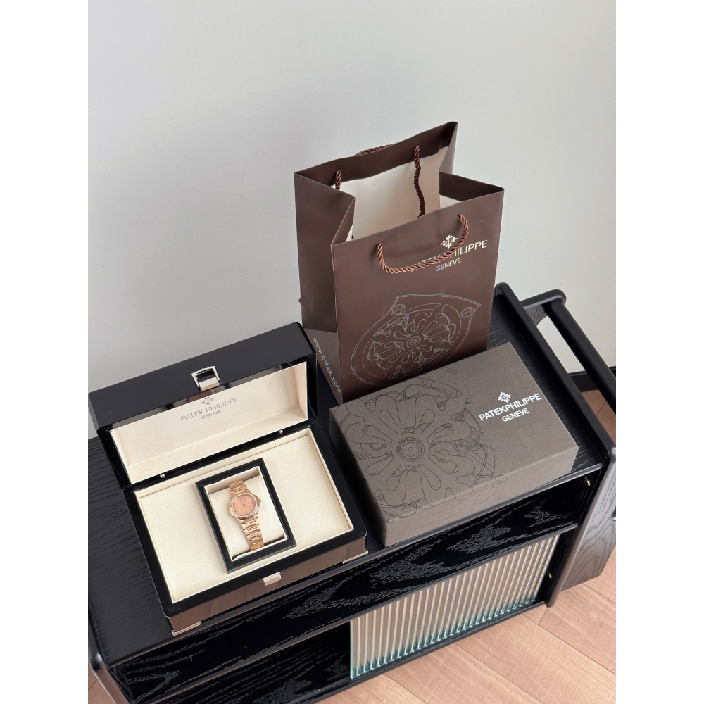 百達翡麗鸚鵡螺.超薄石英女士腕錶新款手錶經典款情人節禮物-細節圖2