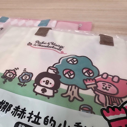 全新 7-11卡娜赫拉的小動物 kanahei 隨身手提袋 奇幻旅程款 不思議國度款-細節圖3