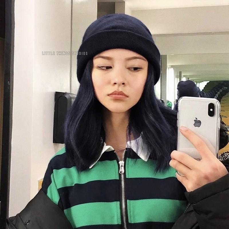 現貨 11色 人人必備 細針織 短毛帽 咖啡色帽子 保暖帽子 素面 毛線帽 護耳帽 毛帽 大頭圍-細節圖8