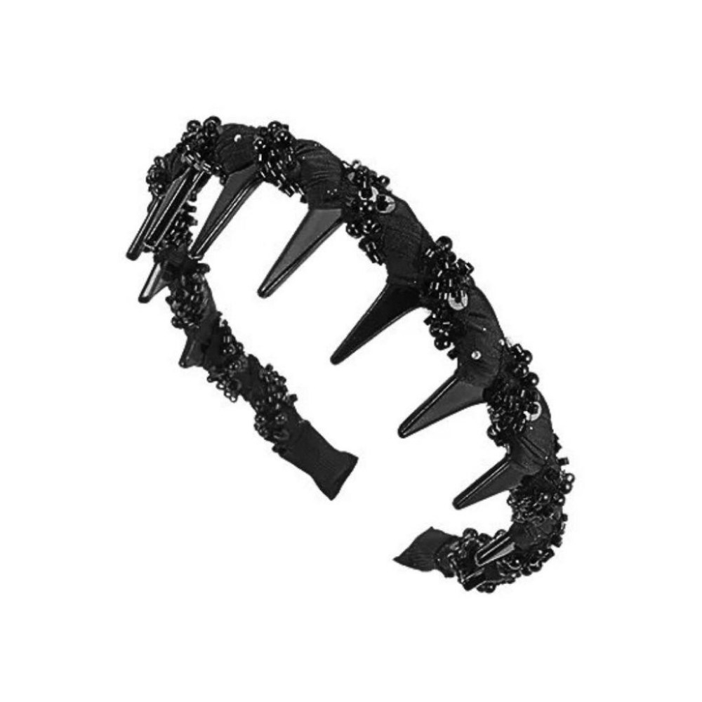 髮箍 澎髮 髮飾 高顱頂 正反兩戴 抓力強 扁塌髮 輕奢 質感 蓬蓬 髮箍 王妃 閃鑽 包鑽 水鑽 閃鑽 SA064-細節圖7