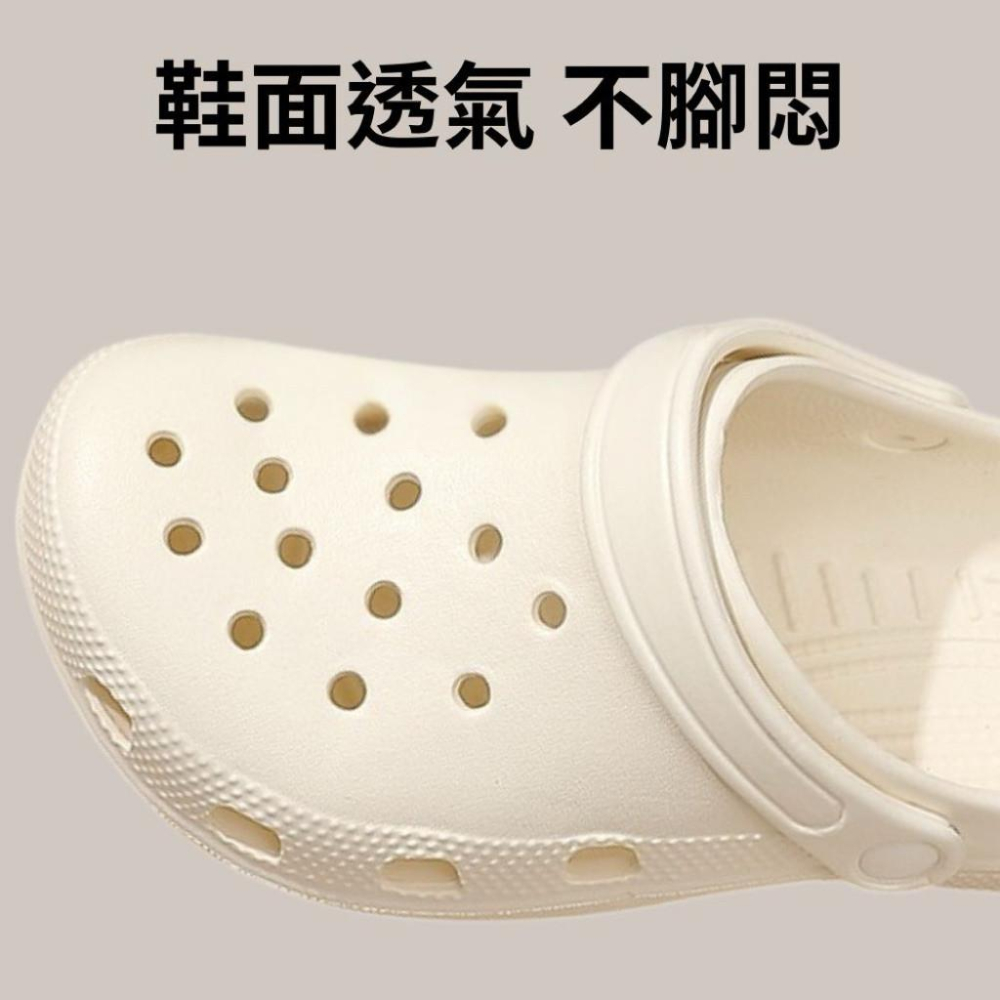 拖鞋 洞洞鞋 洞洞鞋男 情侶拖鞋 沙灘鞋 現貨 實拍  3色 防水 男鞋 拖鞋 布希鞋 花園鞋 玩水 露營 SS012-細節圖5