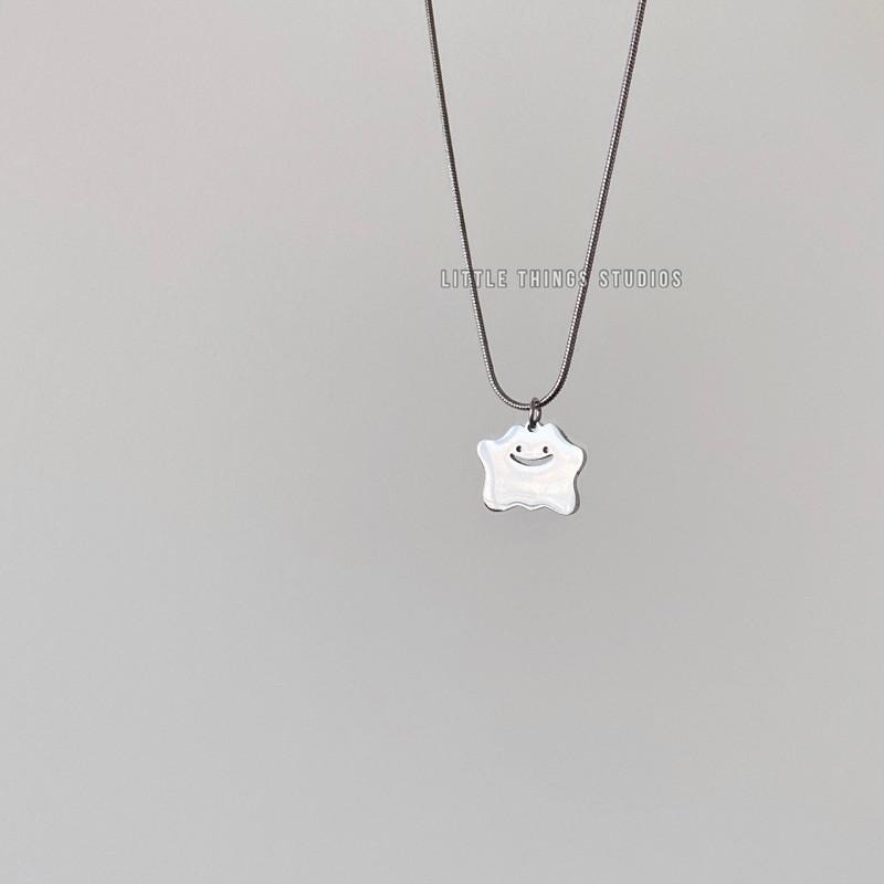 百變怪 項鍊 怪獸 可愛項鍊 潮流 現貨 吊墜 百變怪 小吊飾 銀色 短項鍊 可愛 SN003-細節圖7
