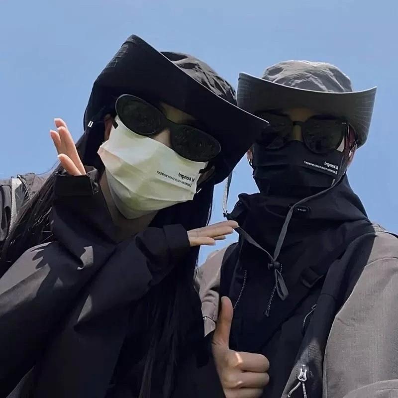 防曬 遮陽帽 防曬帽 現貨 upf50+ 抗紫外線 素面 防潑水 帽子 遮陽帽 抗uv 漁夫帽 男 女 露營帽 SC02-細節圖2