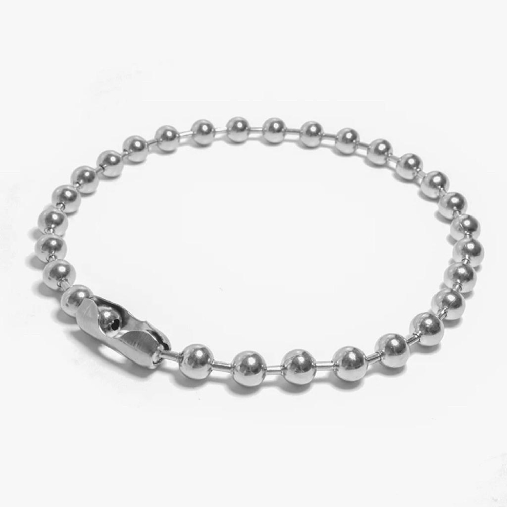 圓珠項鍊 珠珠項鍊 鋼珠項鍊 現貨 實拍 珠珠手鍊 鋼珠 手鍊 男生 頸鍊 手鏈 搖滾 短項鍊 SW005 SN005-細節圖8