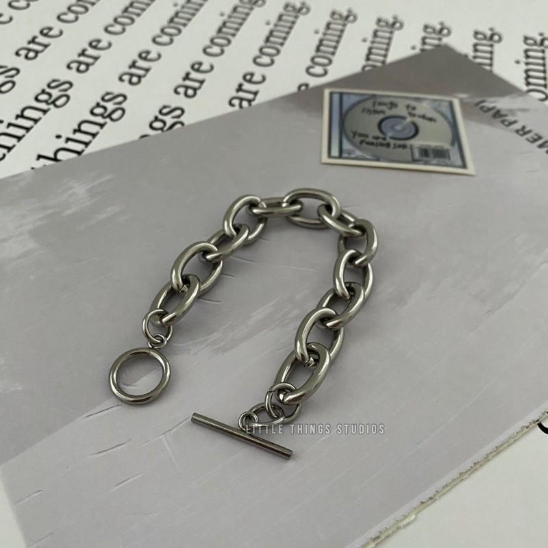 手鍊 粗手鍊 手環 現貨實拍 銀色 OT扣環 粗鍊 橢圓 歐美 ot釦 美式 單鍊 男生手鍊 女生手鍊 SW023_1-細節圖3