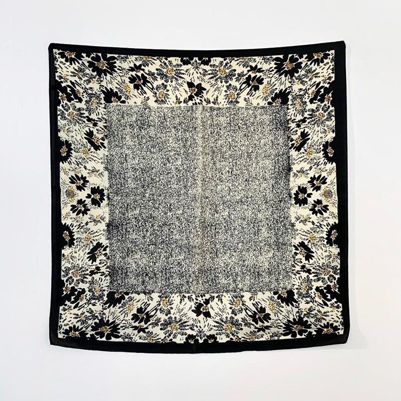 雛菊 小花 方巾 絲巾 領巾 頭巾 髮帶 現貨 韓系 花朵 包巾 小方巾 口袋巾 潮流 SA024_1-細節圖4