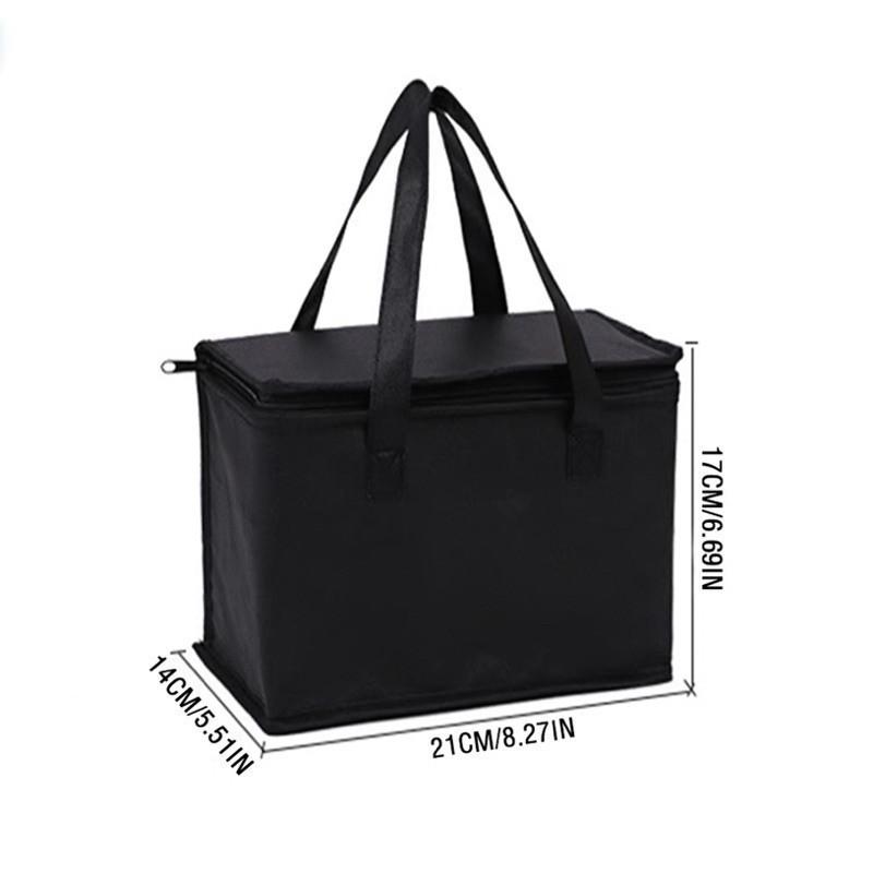 保冷袋 保溫袋 便當袋 現貨 露營 保冰袋 購物袋 黑色 採購 購物袋 提袋 保冷幫手 素面 保溫袋-細節圖7