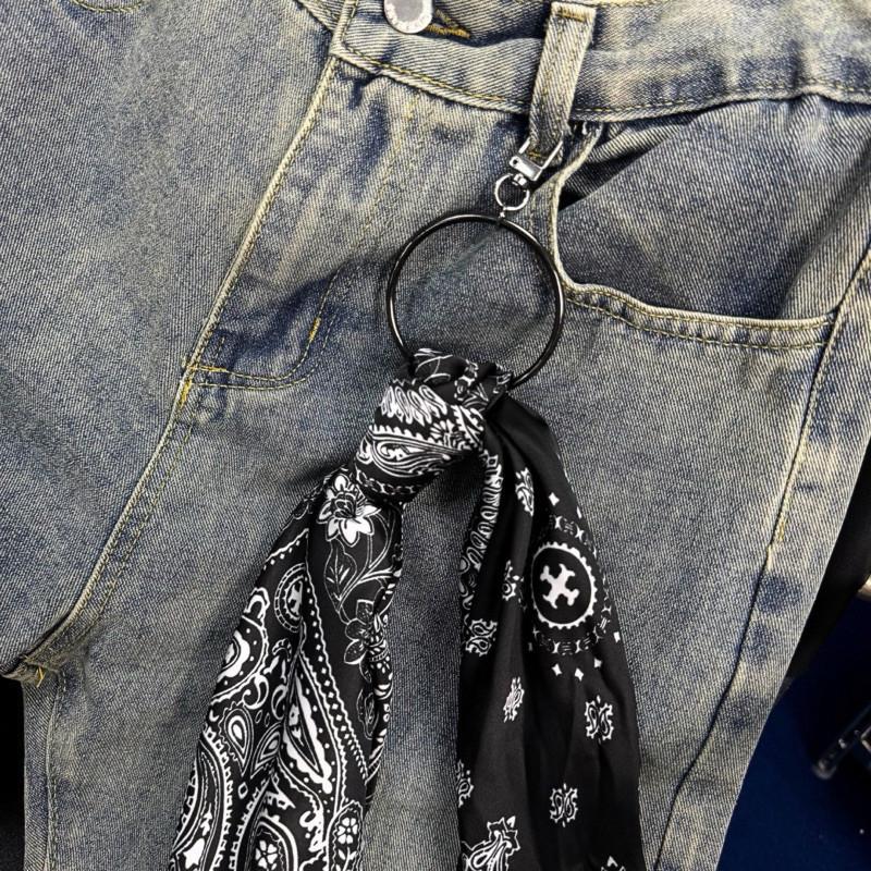 鑰匙圈 鑰匙扣 方巾扣 現貨 實拍 3色 超大鑰匙圈 多功能吊飾 扣環 方巾釦 絲巾環 褲扣 裝飾 鑰匙串 SKR003-細節圖4