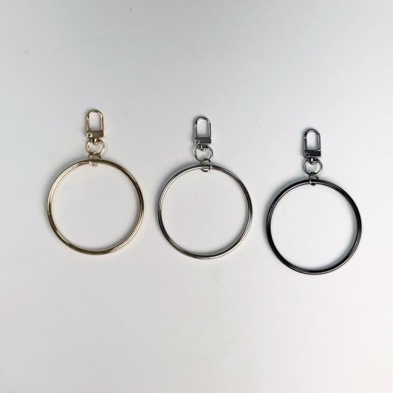 鑰匙圈 鑰匙扣 方巾扣 現貨 實拍 3色 超大鑰匙圈 多功能吊飾 扣環 方巾釦 絲巾環 褲扣 裝飾 鑰匙串 SKR003-細節圖5