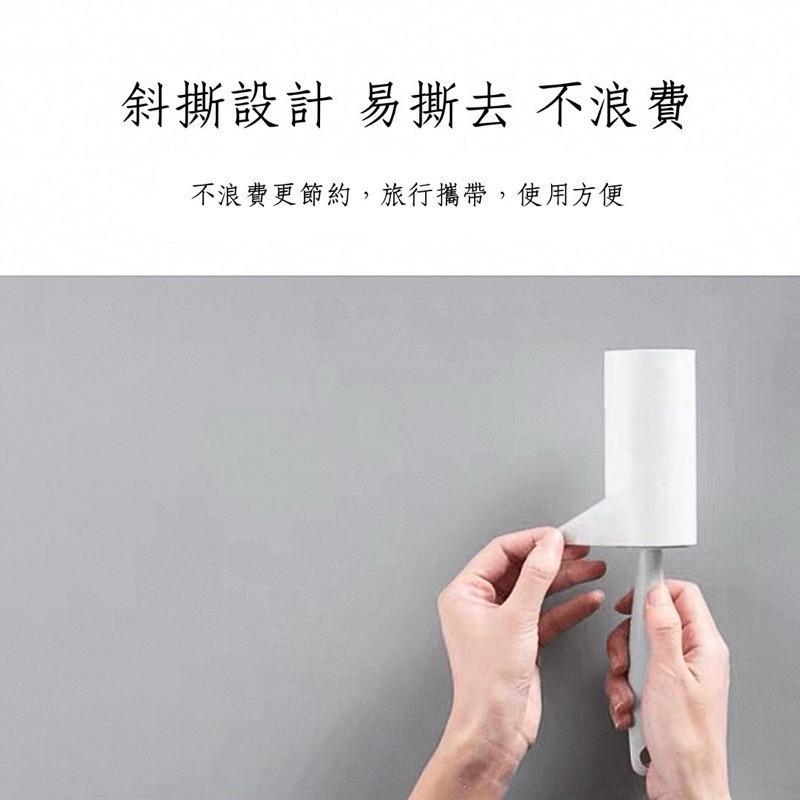 萬用隨手黏 黏毛滾輪 毛絮黏把 現貨 寵物 灰塵 毛髮 沙發 可替換 除靜電 滾筒黏毛 清潔 可撕式 黏毛器 SL019-細節圖3
