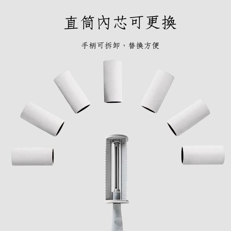 萬用隨手黏 黏毛滾輪 毛絮黏把 現貨 寵物 灰塵 毛髮 沙發 可替換 除靜電 滾筒黏毛 清潔 可撕式 黏毛器 SL019-細節圖6