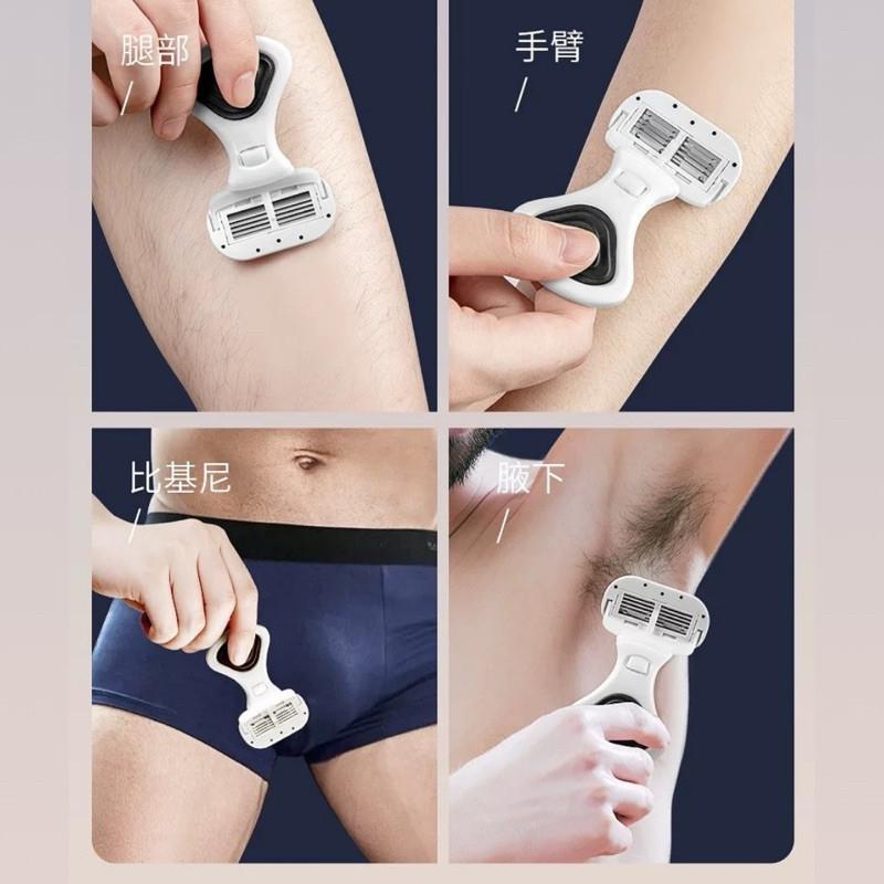 除毛刀 刮鬍刀 刮毛刀 現貨 實拍 活性碳 五層不鏽鋼 蘆薈 剃毛刀 不鏽鋼 鬍鬚 腋毛 旅行用品-細節圖4