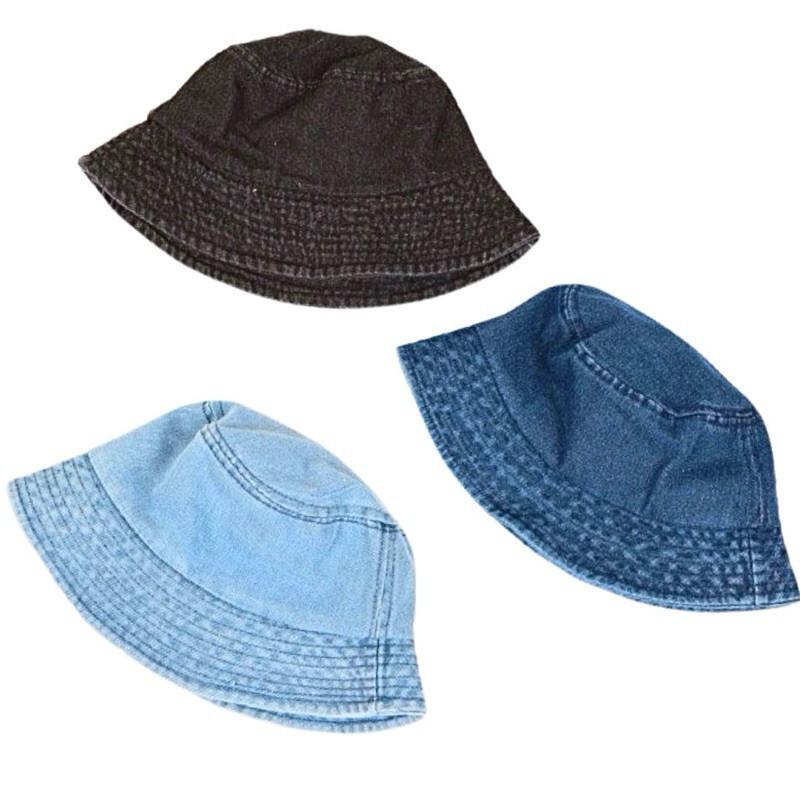 現貨 3色 素顏包臉帽 漁夫帽 遮眼帽 素面 帽子 小頭圍 漁夫帽 女生帽子 復古帽子 牛仔漁夫帽 小帽簷-細節圖2