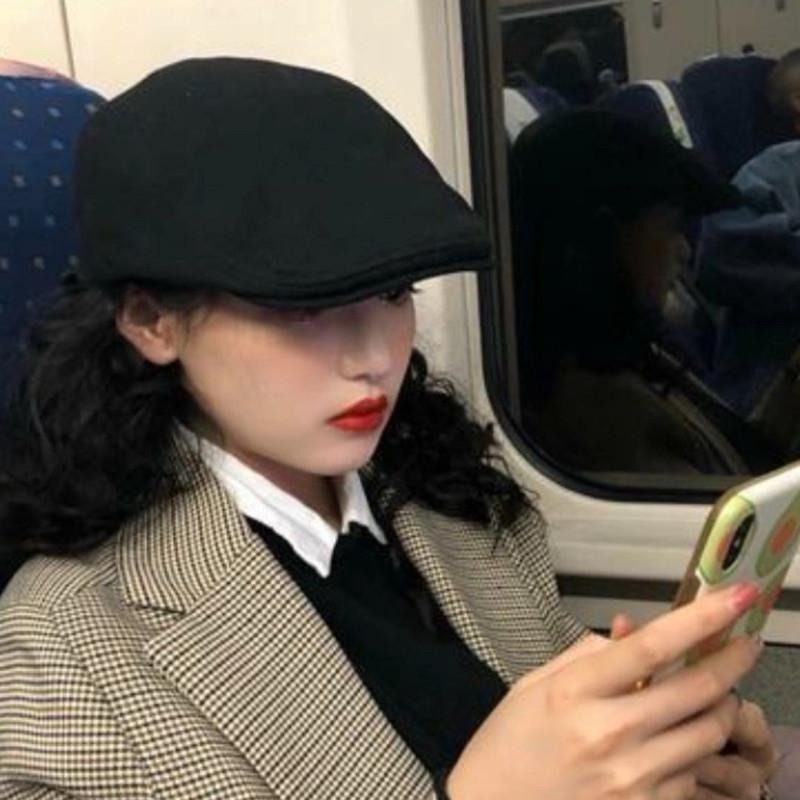 現貨 3色 棉麻立體 前進帽 小偷帽 男生帽子 情侶帽子 女生帽子 修臉 小臉 米白 夏季 男 情侶 百搭 狩獵帽-細節圖4