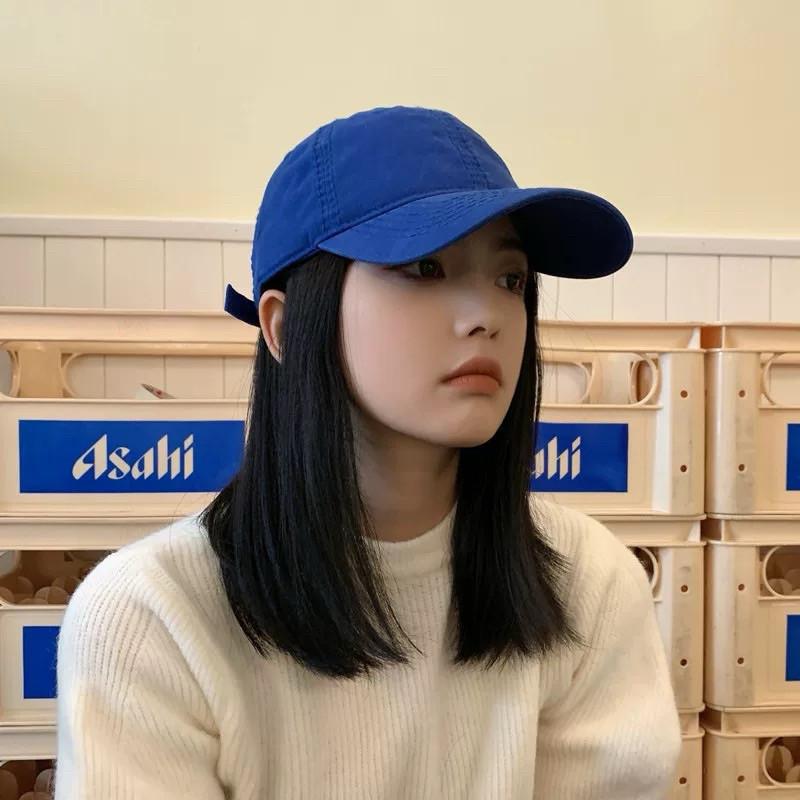 現貨 克萊茵藍 好搭100分 素面 百搭 老帽 大頭圍帽子 帽 情侶 棒球帽 加大 素面老帽 克萊茵藍 棒球帽 男帽 帽-細節圖7