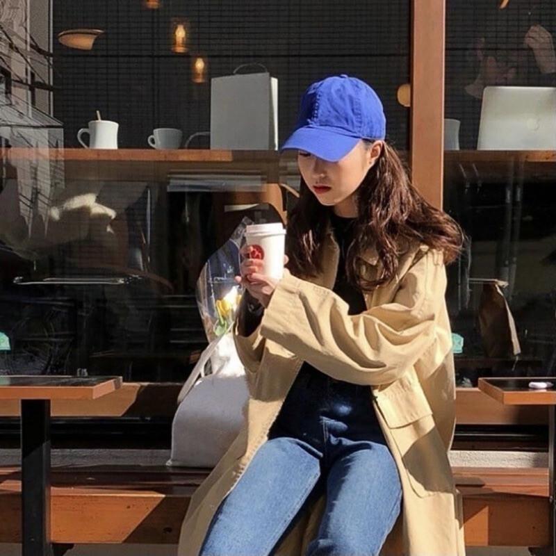 現貨 克萊茵藍 好搭100分 素面 百搭 老帽 大頭圍帽子 帽 情侶 棒球帽 加大 素面老帽 克萊茵藍 棒球帽 男帽 帽-細節圖8