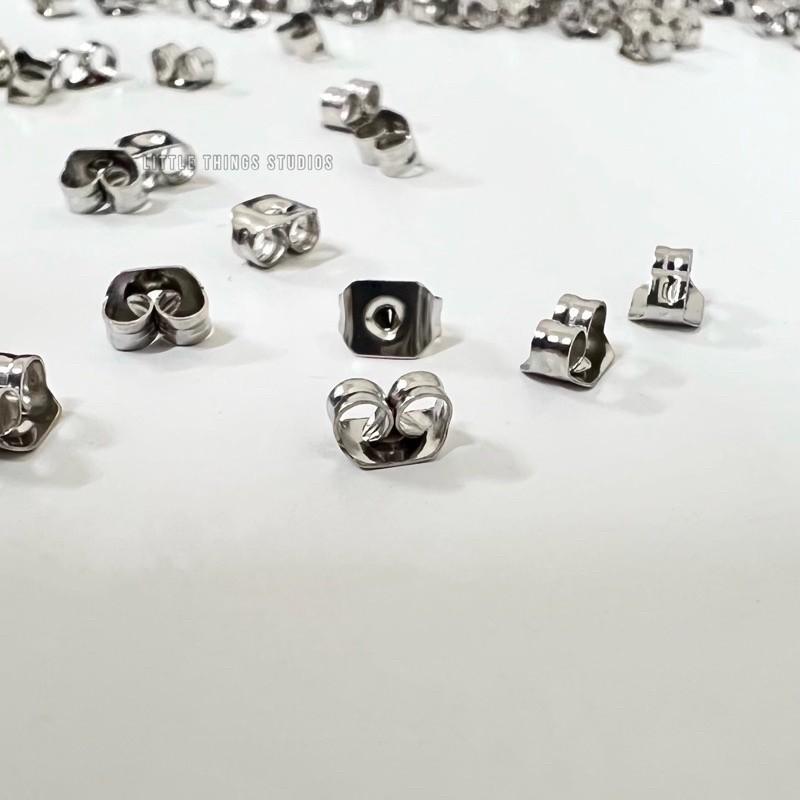 現貨 實拍 鈦鋼耳環塞 耳釦 耳堵 耳環釦-細節圖2