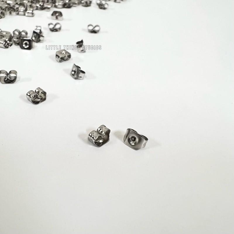 現貨 實拍 鈦鋼耳環塞 耳釦 耳堵 耳環釦-細節圖3