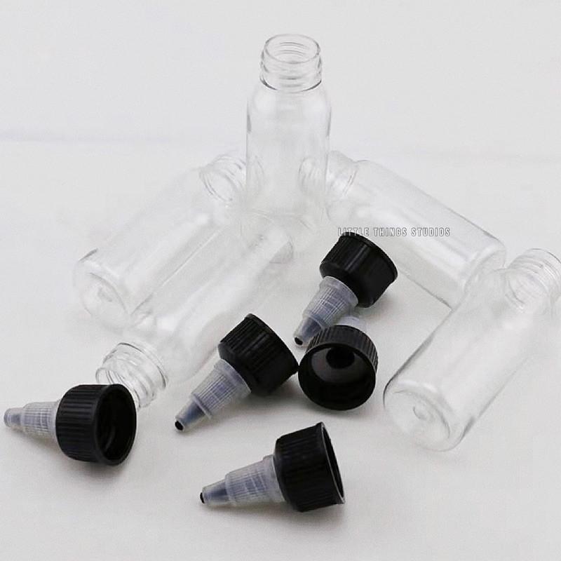 現貨 尖嘴圓瓶密封調料瓶 油罐 醬料瓶 分裝瓶-細節圖6